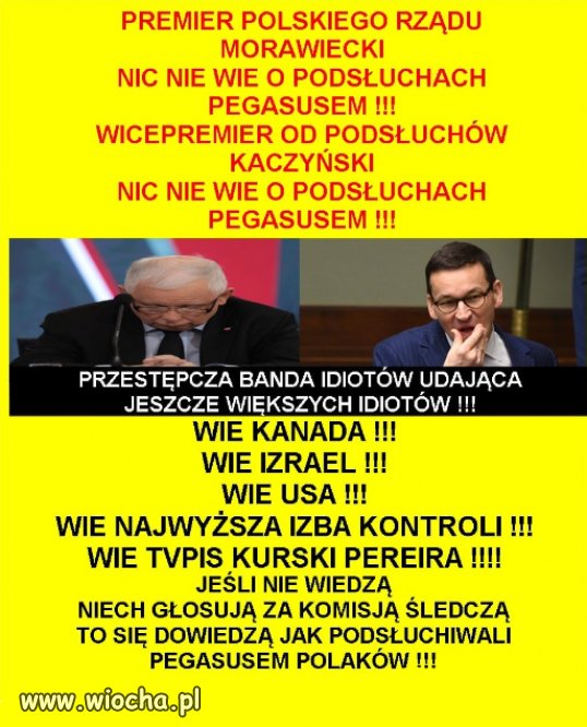 Podstwowym zadaniem rzadu...jest wiedziec!
