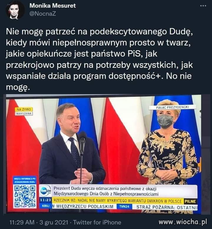 Też nie mogę patrzeć 