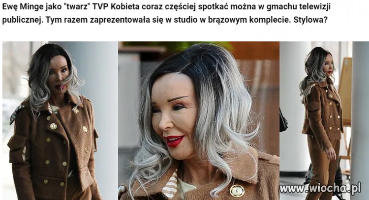 To już manekin naturalniej wygląda