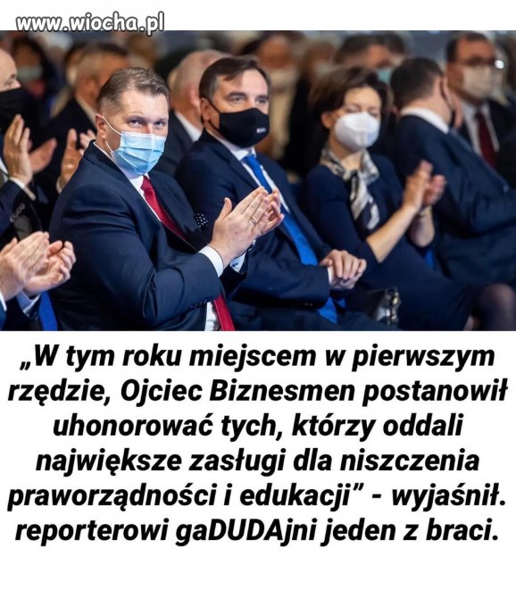 Zasłużone wyróżnienie.