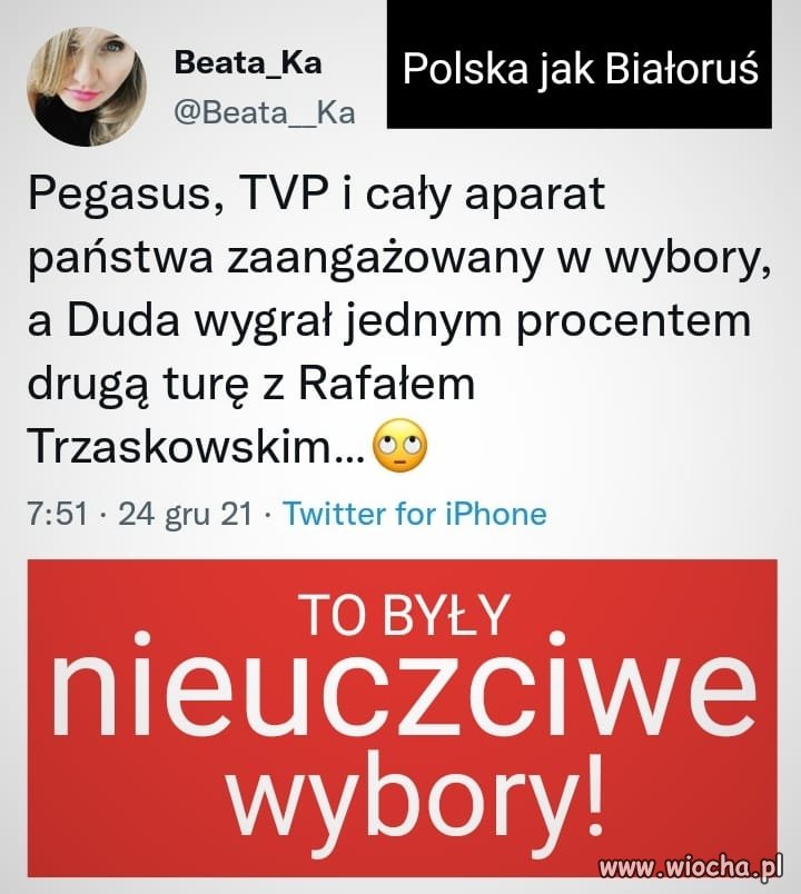 Sfałszowane wybory.