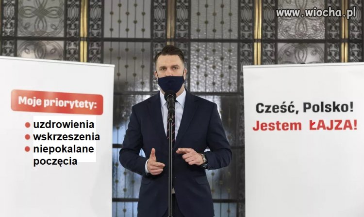 Kolejny człowiek kryształ z PIS