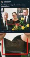 Krycha walnęła sobie przypadkowo selfie.