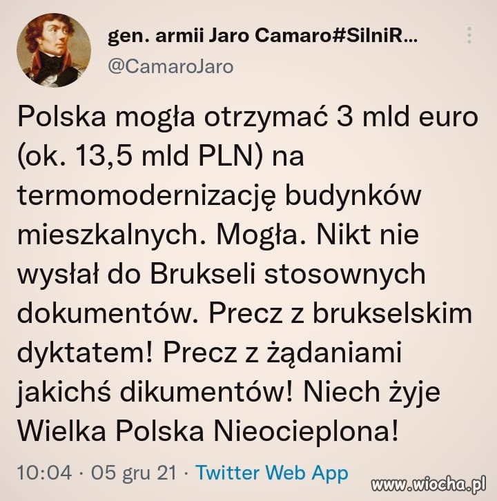 Polska mogła otrzymać 