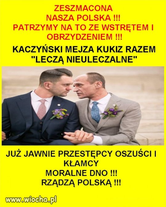 Swoj swojego zawsze znajdzie...taki dumny narod!
