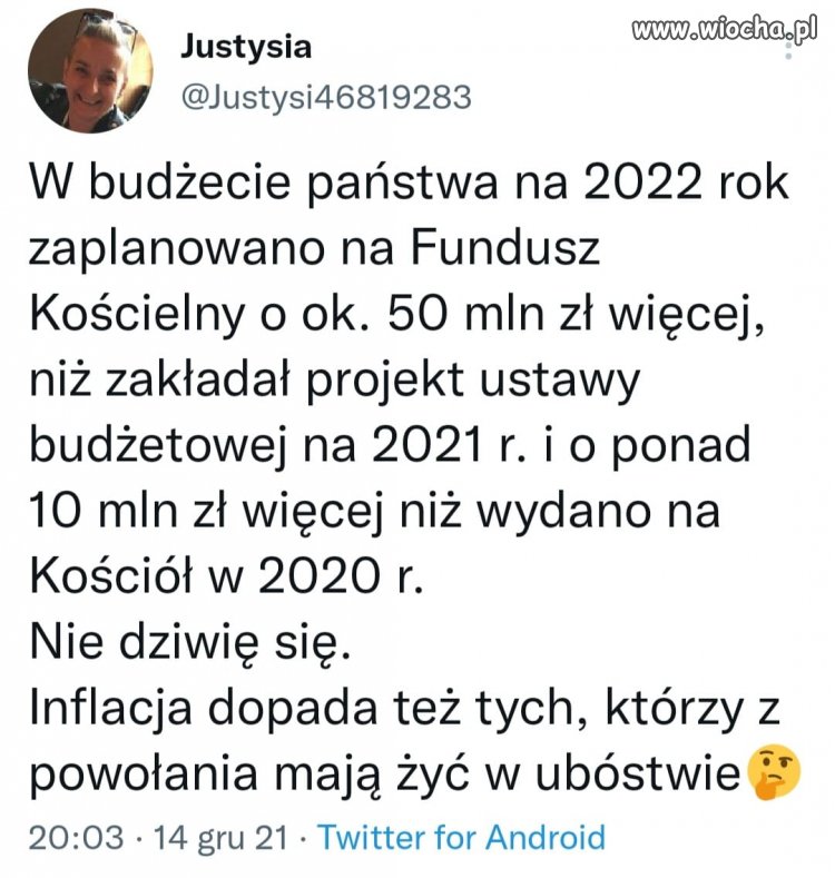A pasożyty się cieszą ...