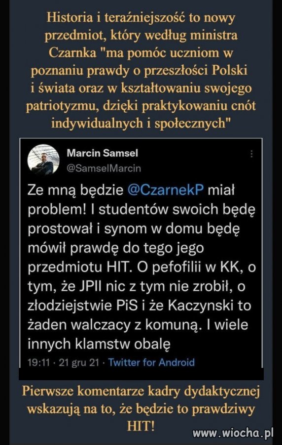Takich nauczycieli nam potrzeba