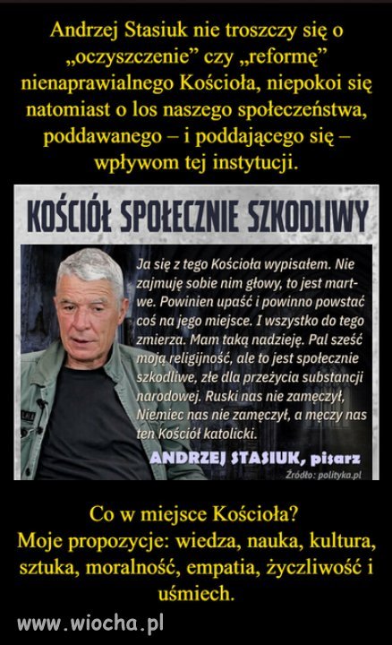 Sekty kościoła już nie można uratować...