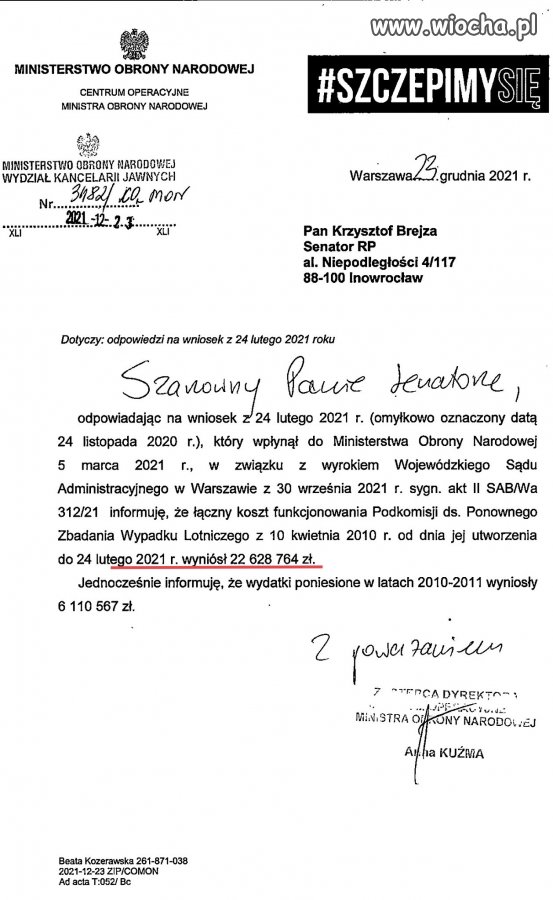 Brejza dopiął swego