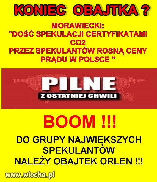 Morawiecki z księżyca spadł, obudził się?