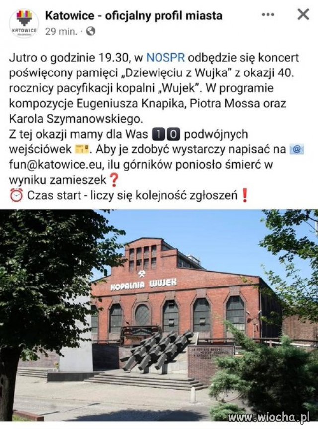 Z tragedii zrobili rozrywkę, zawody i konkurs 