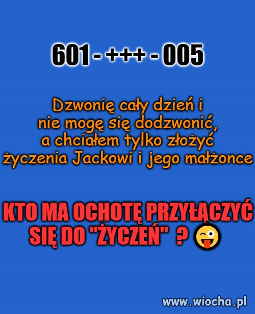- 600- razy próbowałem się dodzwonić 
