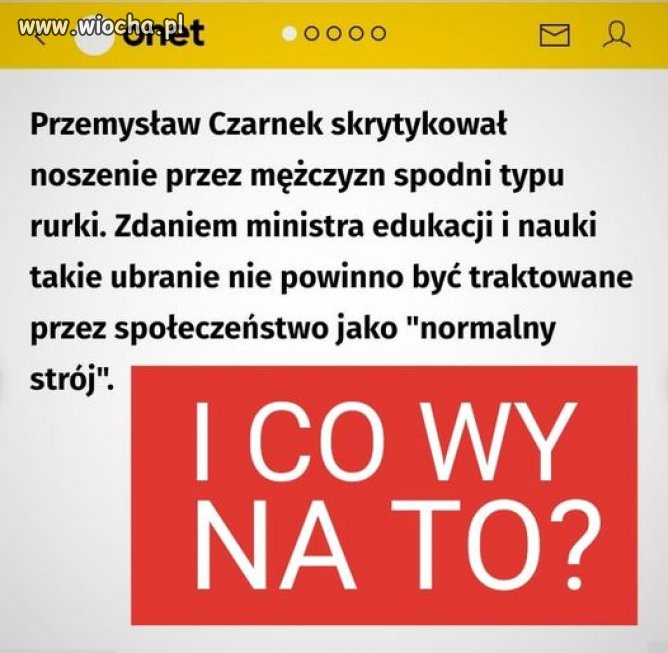 Ten koleś to idiota