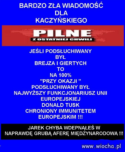 Afera podsłuchowa nabiera tempa, nie da się przykryć!