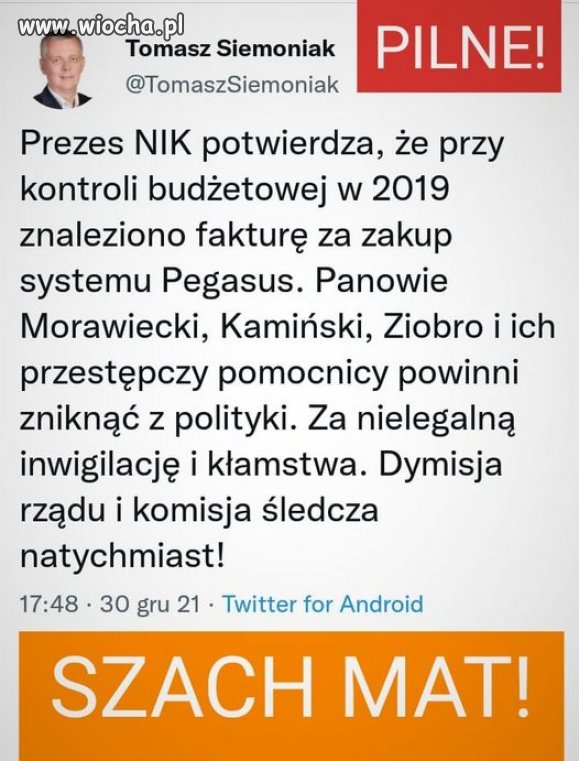 Jest faktura ale Pinokio dalej kłamie