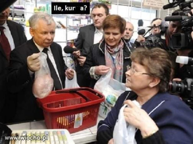 Kaczyński złorzeczy na wysokie ceny