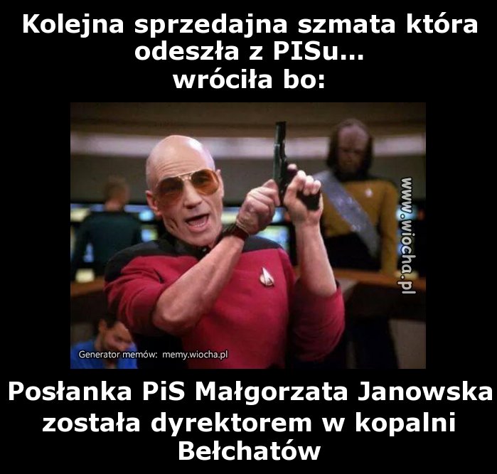 Kolejna sprzedajna szmata która odeszła z PISu...