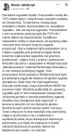 Wpis byłego dziennikarza TVP o tym jak próbował relacjonować wypadek 