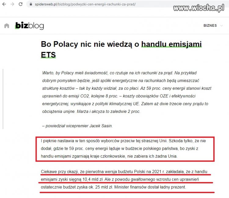 Zła UE czy zły Piss?