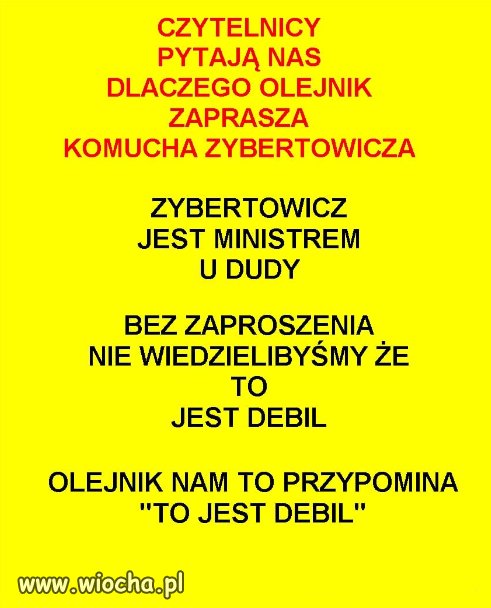Nie wszyscy wiedzieli że Zybertowicz to kumaty inaczej!