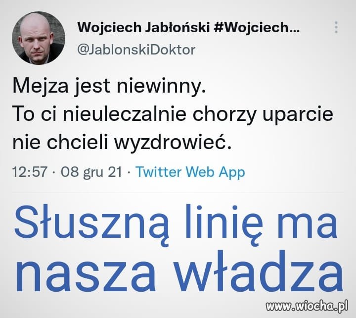 To chorzy byli uparci 