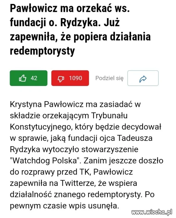 Wyrok już znany 