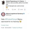 Zaproszenie. 