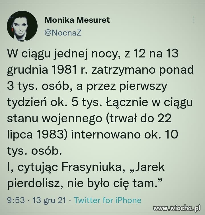Cytat Frasyniuka ...