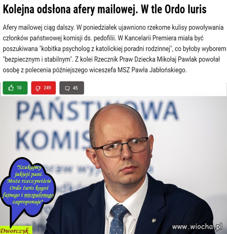 Kolejna odsłona afery mailowej. W tle Ordo Iuris