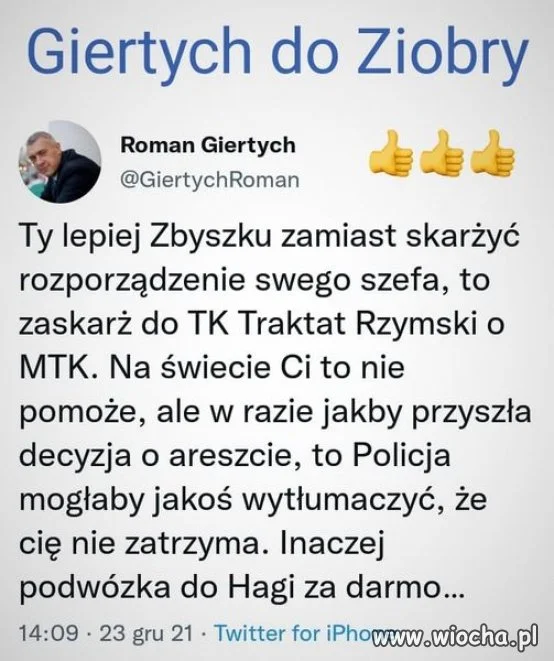 Romek jak zawsze celnie