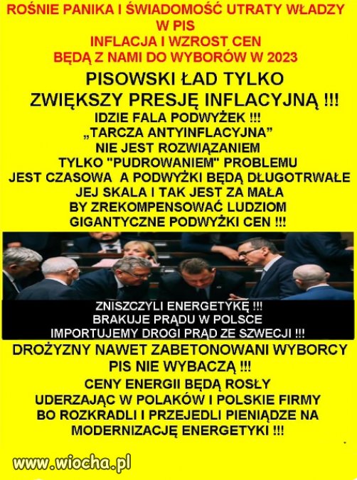 Chmury zbieraja sie nad PiSem...