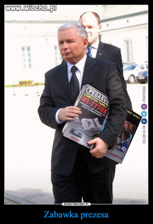 Ostatnia zabawka prezesa, zeby utrzymac sie przy wladzy!