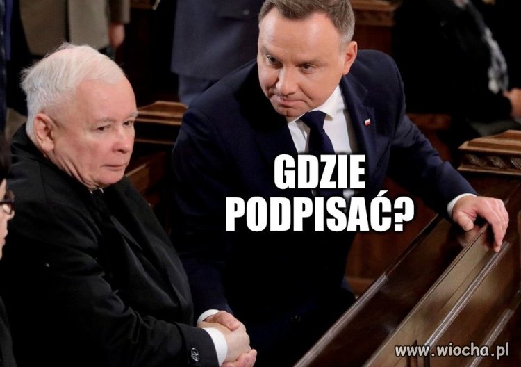 Wodzu , gdzie podpisać ?