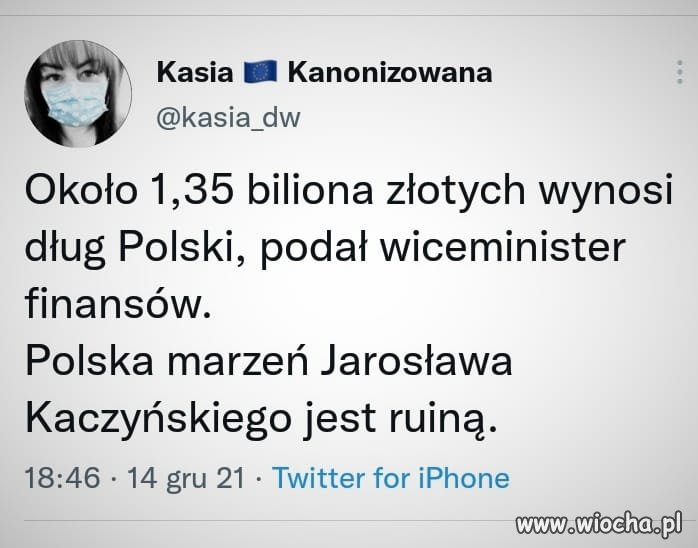 Kiedy się wykopiemy z tego długu ?