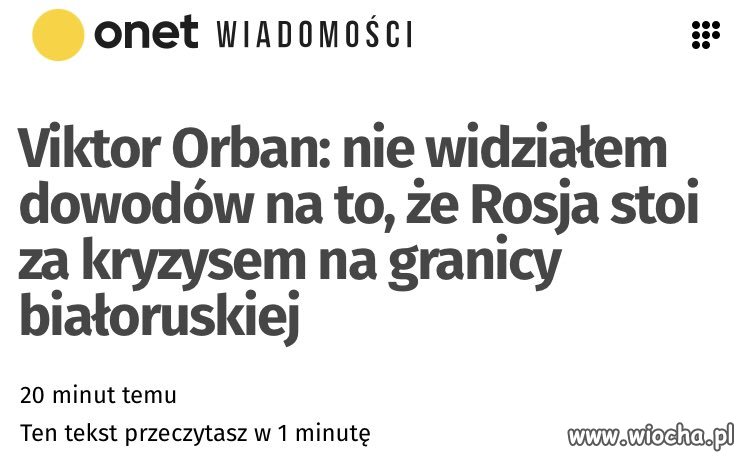 No ale wojna hybrydowa, jak możesz Viktor?