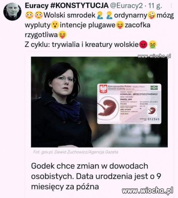 Chore z nienawiści babsko