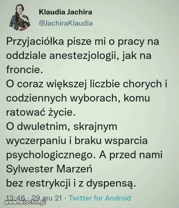 Dla wielu ostatni. 