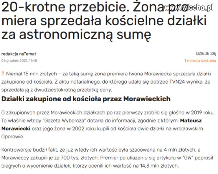 Co tam jakaś inflacja, covidy i wogóle