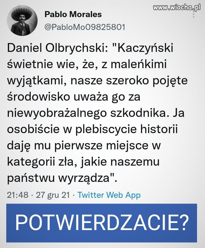 Historia Kaczyńskiego umieści tam gdzie Hitlera, Stalina 