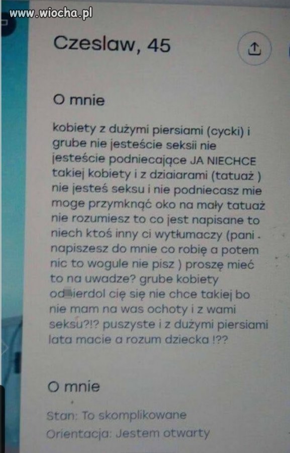 Czesiu wie czego chce