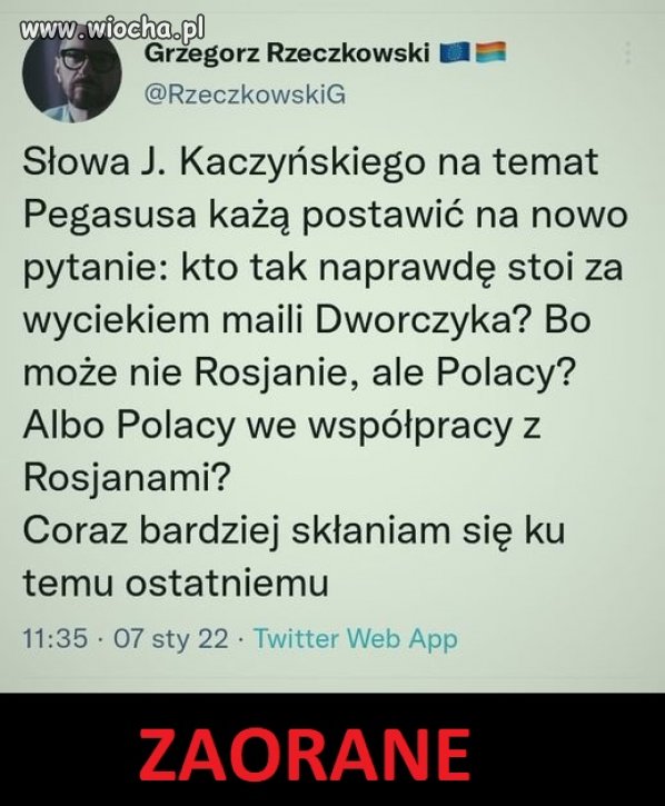 Teoria spiskowa? A może prawda?
