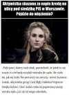 Aktywistka skazana za napis kredą na ulicy pod siedzibą PiS w Warszawie.