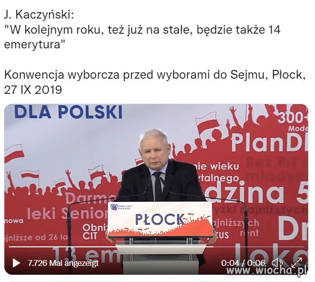 A miało być co rok, za to Patologia dostanie 1000+