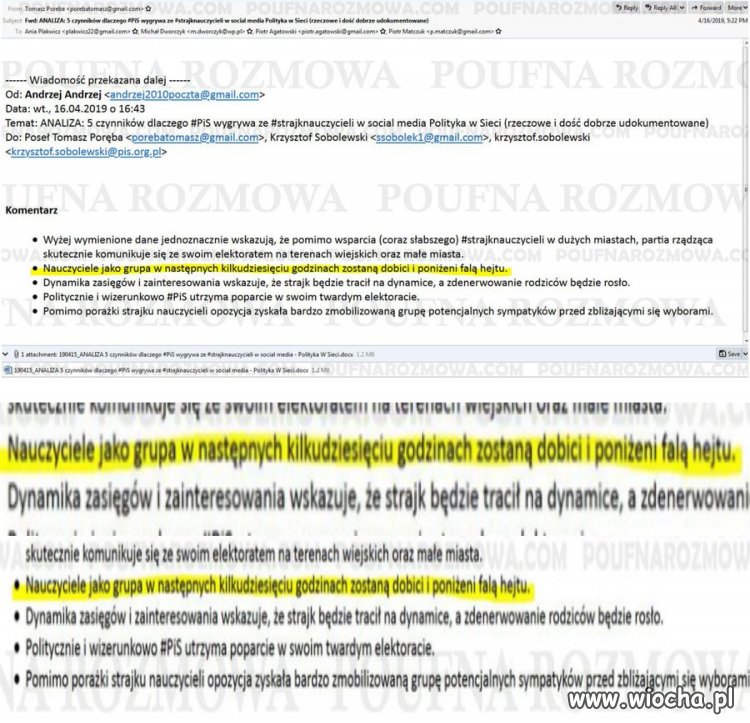 Ten jeden screen, wywaliłby rząd na zbity pysk, w każdym normalnym kraju