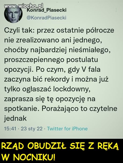 Jak zawsze za późno