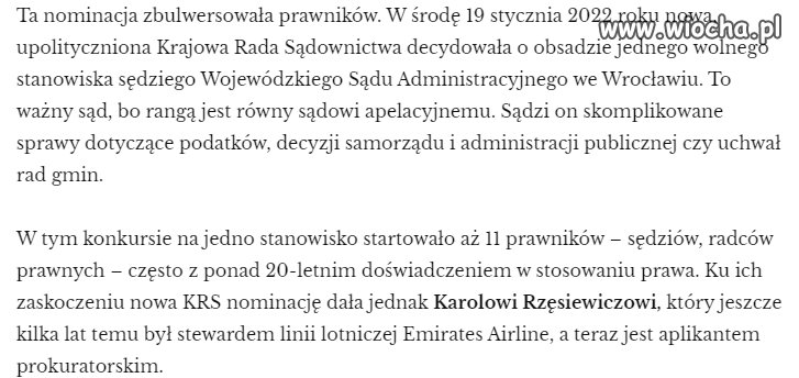 Były steward, po zaocznym prawie