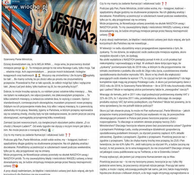 Pis wkurwia każdego, tym razem są to ksìęgowi
