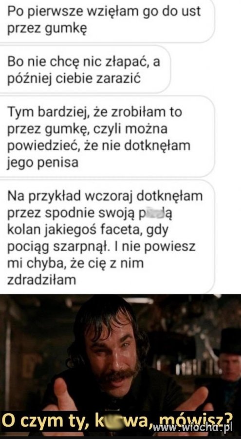 Najgłupsze tłumaczenie zdrady