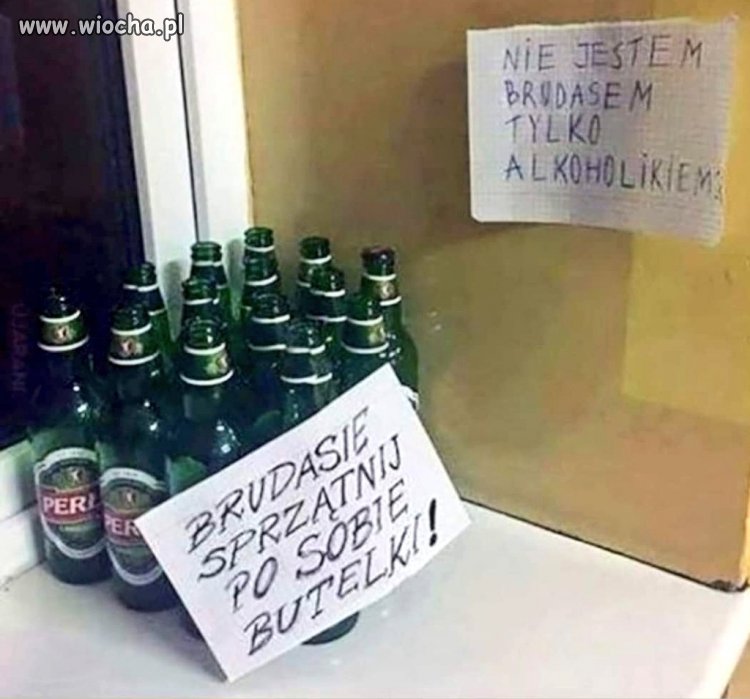 Ale jaki alkoholik kupuje piwo w bezzwrotnych butelkach?