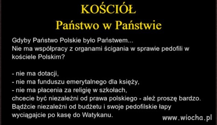 Kto jest za tym żeby pogonić tego pasożyta 